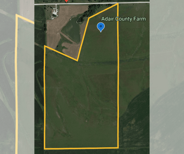 Adair County Land For Sale SOLD for 325,000 Iowa Land Sales & Farm